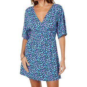 NWT Parigi Knit Skort Romper, Sebreeze Blue, Low Tide navy Spotted, Medium, $110